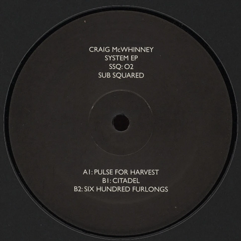 Craig Mcwhinney - System EP