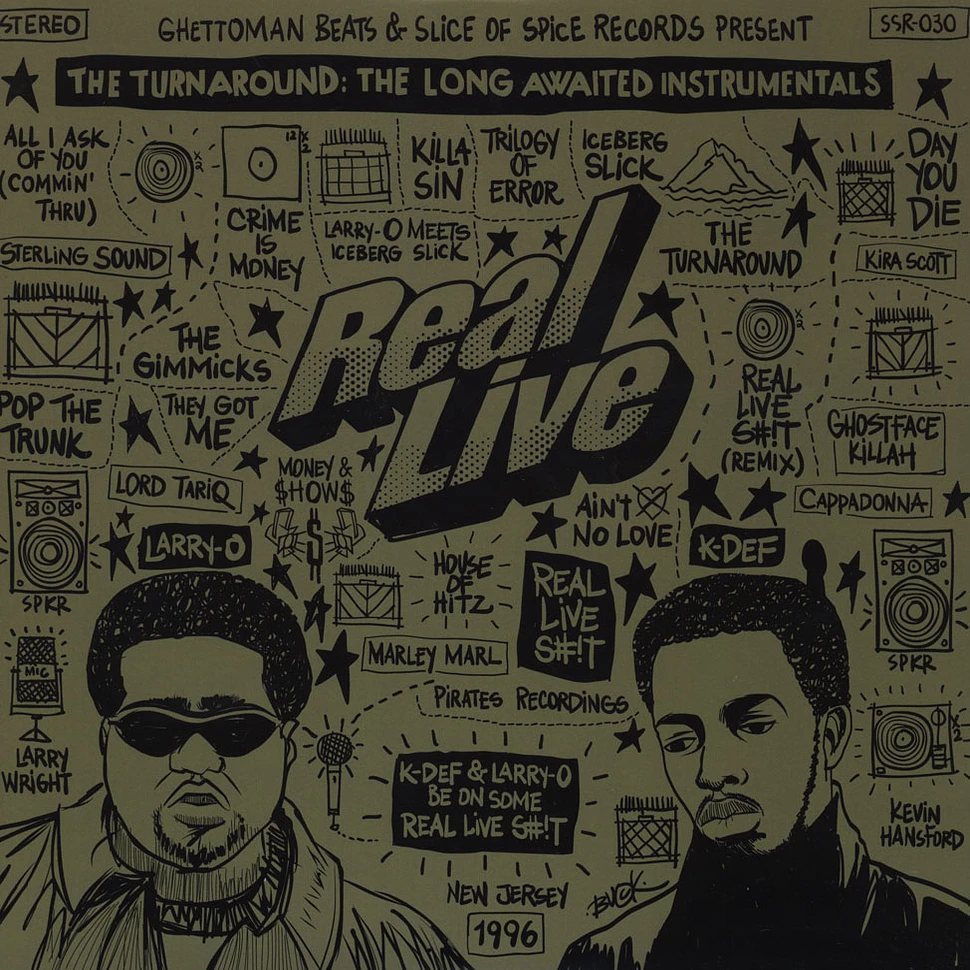 Real Live - The Long Awaited Instrumentals Black Vinyl Edition