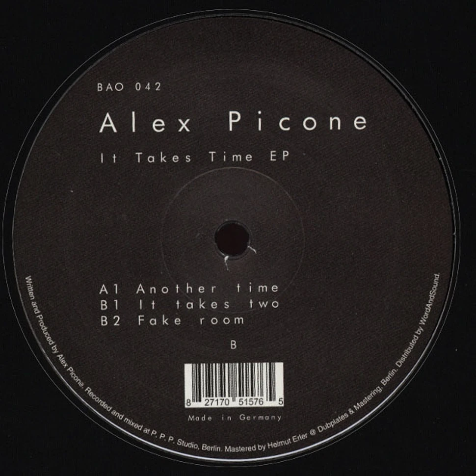 Alex Picone - It Takes Time EP