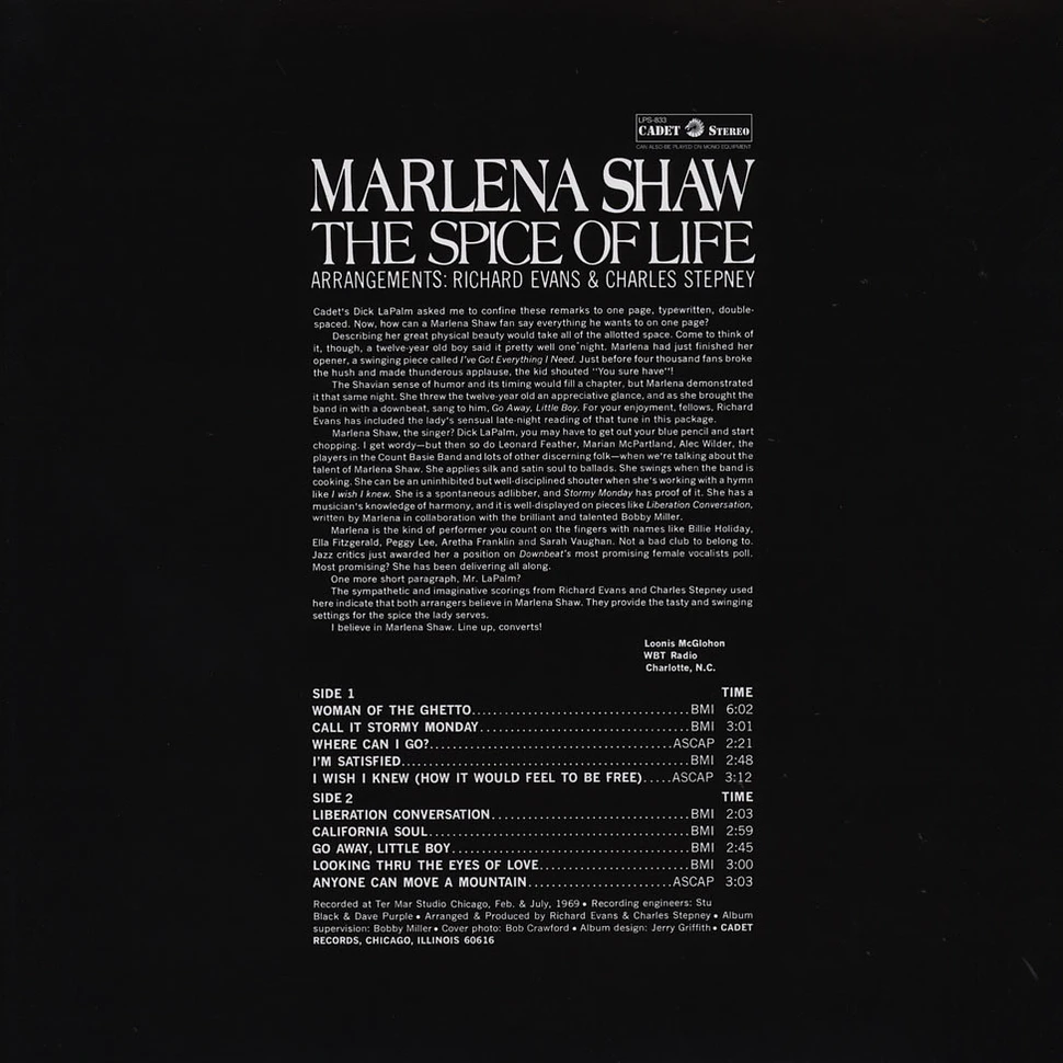 Marlena Shaw - The Spice Of Life