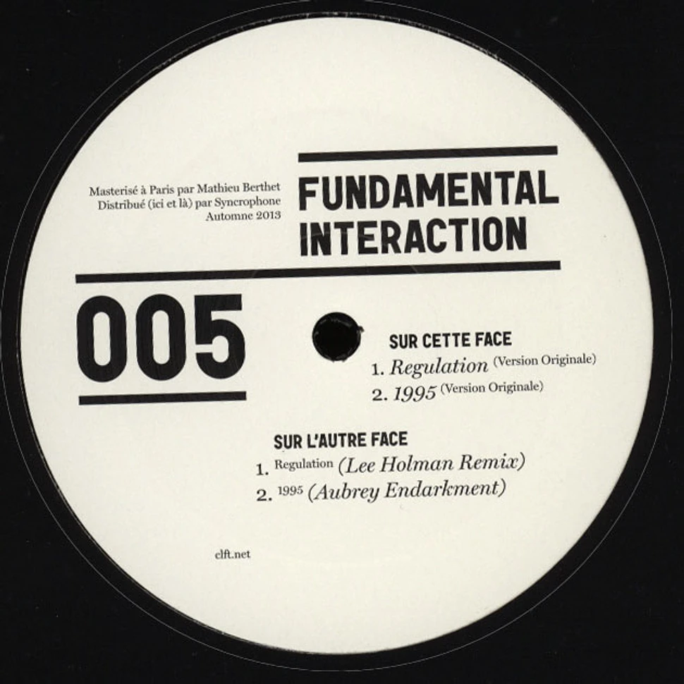 Fundamental Interaction - Utricule EP