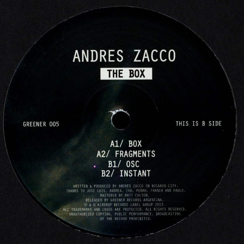 Andres Zacco - The Box