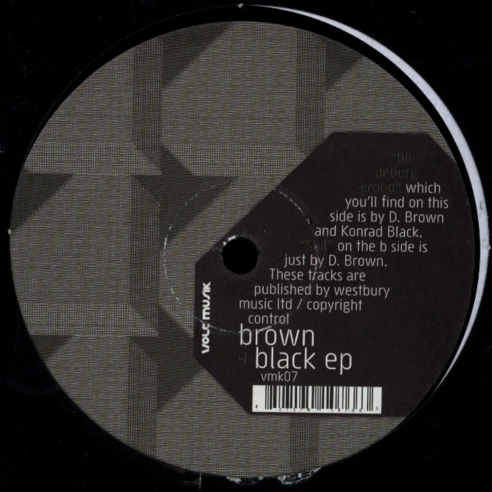 Konrad Black & David Brown - Brown & Black EP