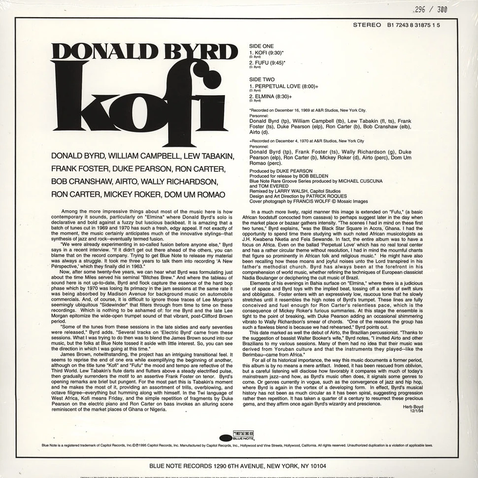 Donald Byrd - Kofi Deluxe Edition
