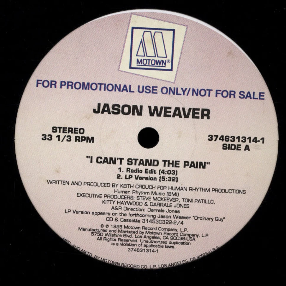 Jason Weaver - I Can't Stand The Pain