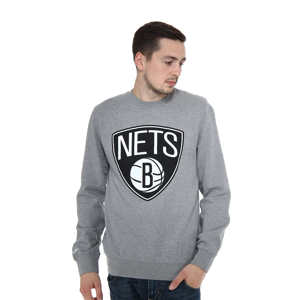 Mitchell & Ness - Brooklyn Nets NBA Team Logo Crew Sweater