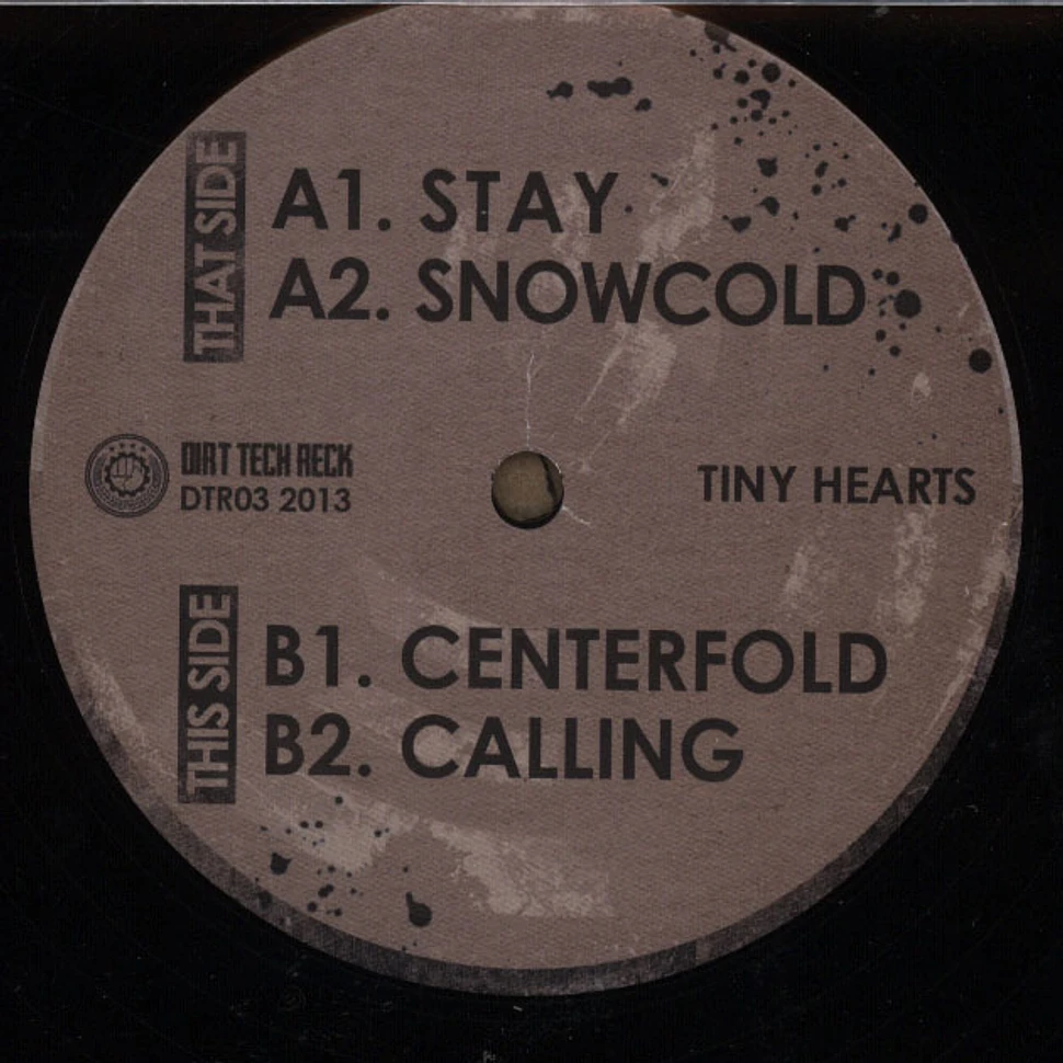 Tiny Hearts - Stay EP (silk screened and hand-numbered limited edition cover)