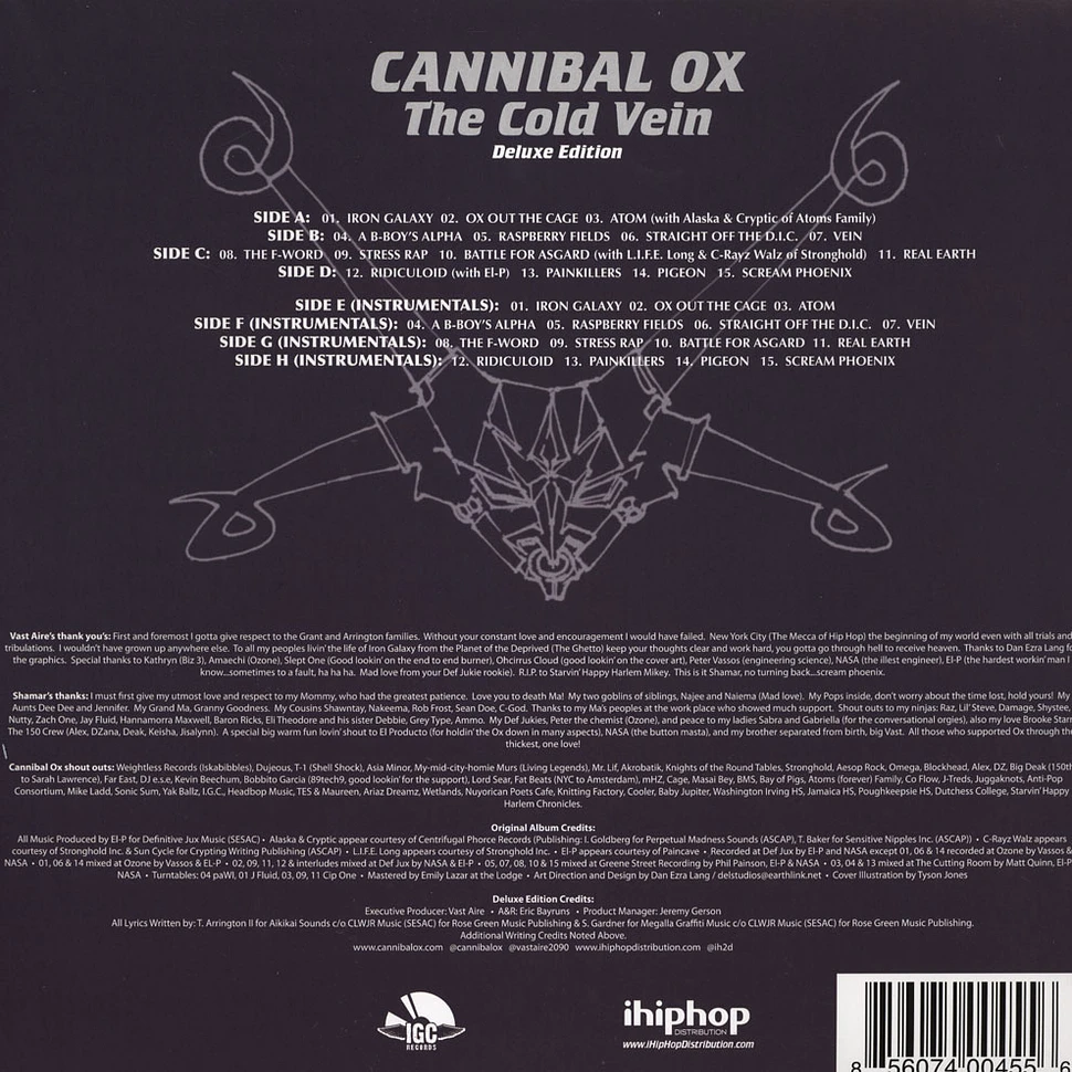 Cannibal Ox - The Cold Vein White Vinyl Deluxe Edition
