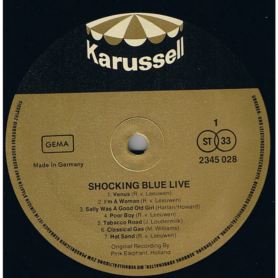 Shocking Blue - Live