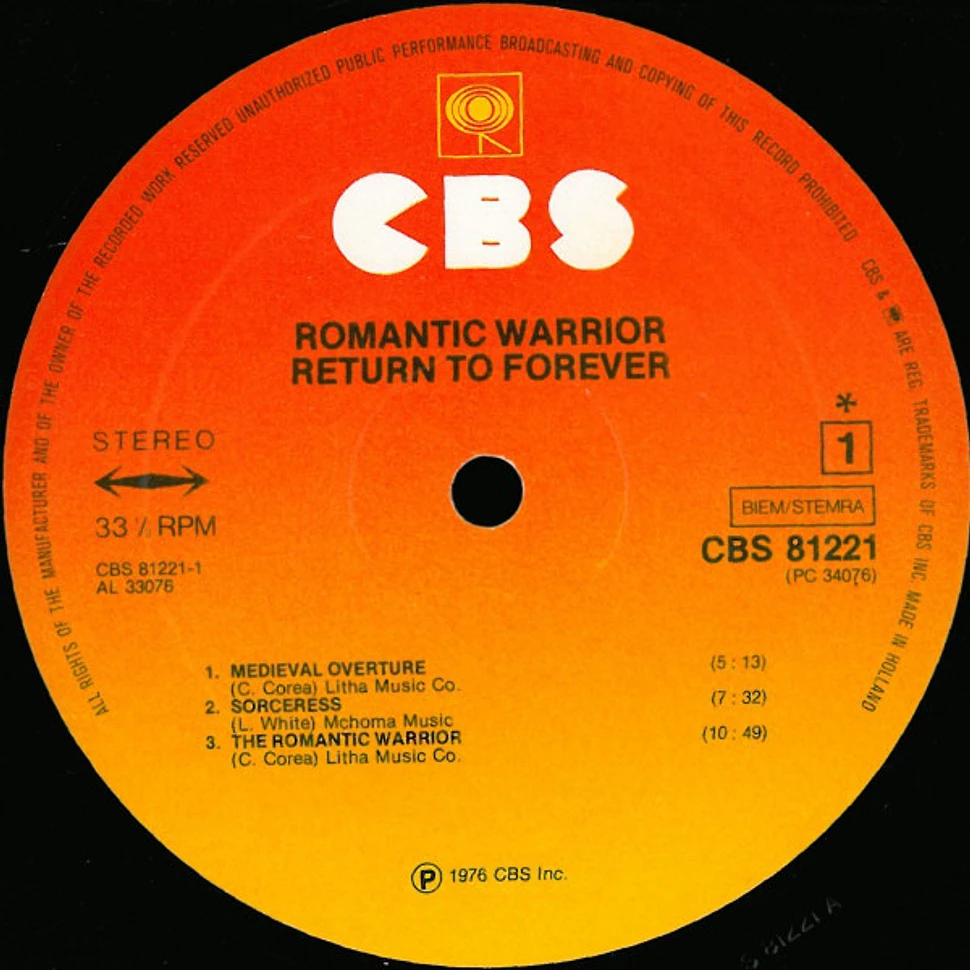 Return To Forever - Romantic Warrior