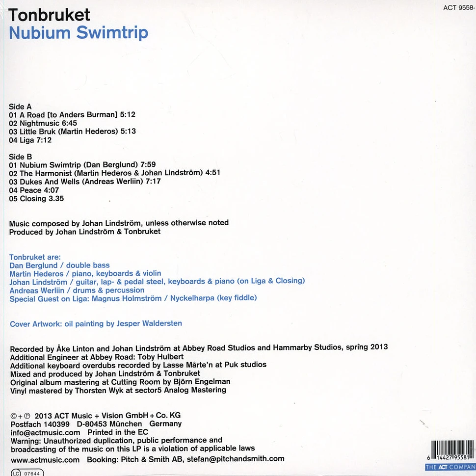 Tonbruket (Dan Berglund, Johan Lindström, Martin Hederos & Andreas Werliin) - Nubium Swimtrip