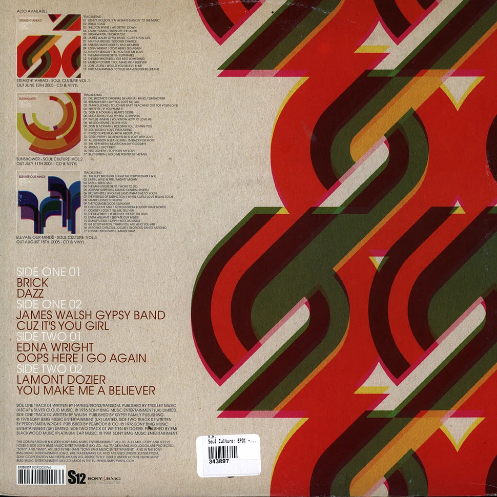 V.A. - Soul Culture: EP01 - Straight Ahead: Definitive Funk Fusion