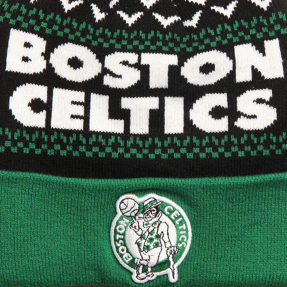 Mitchell & Ness - Boston Celtics NBA Nujacq Cuffed Knit Beanie