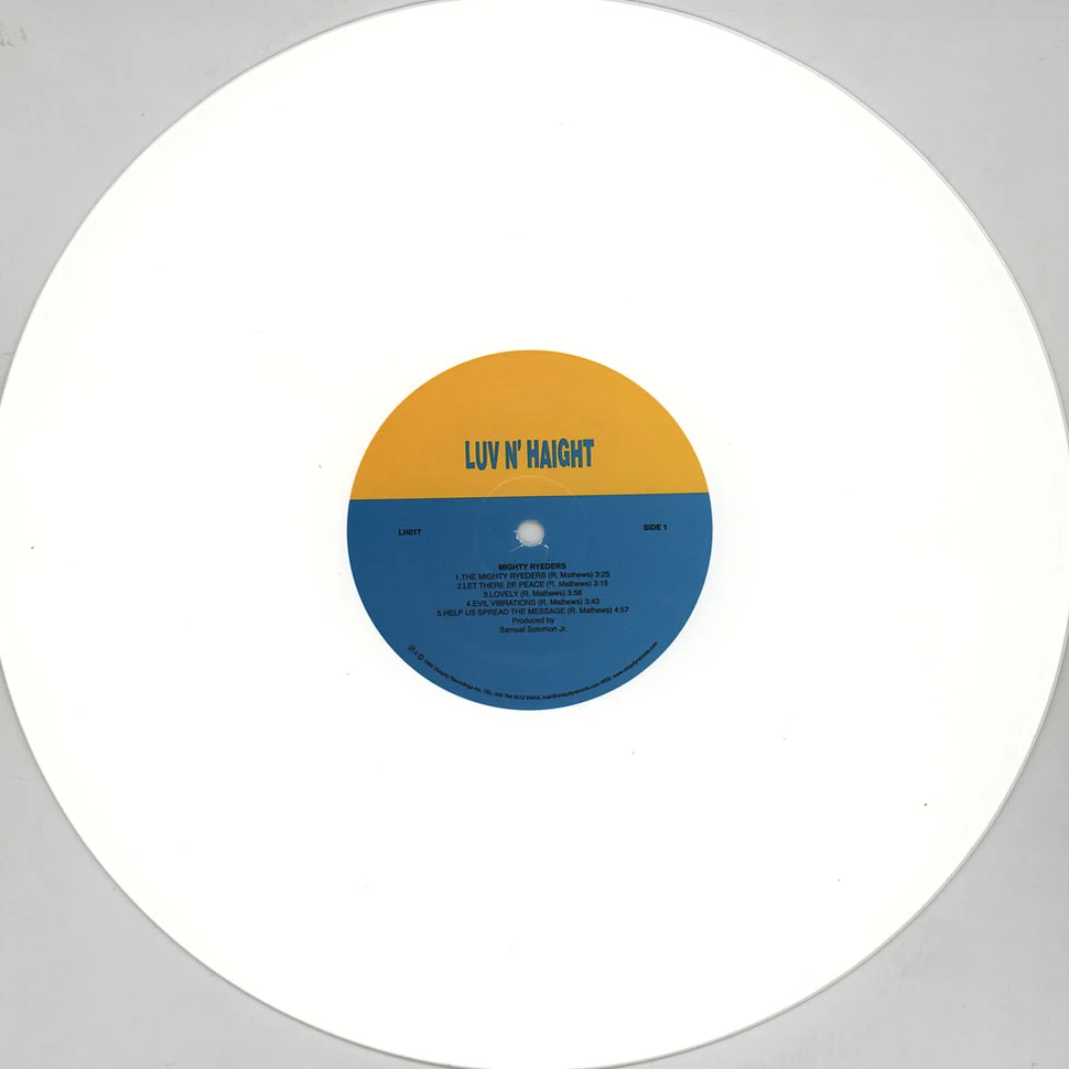 The Mighty Ryeders - Help Us Spread The Message White Vinyl Edition