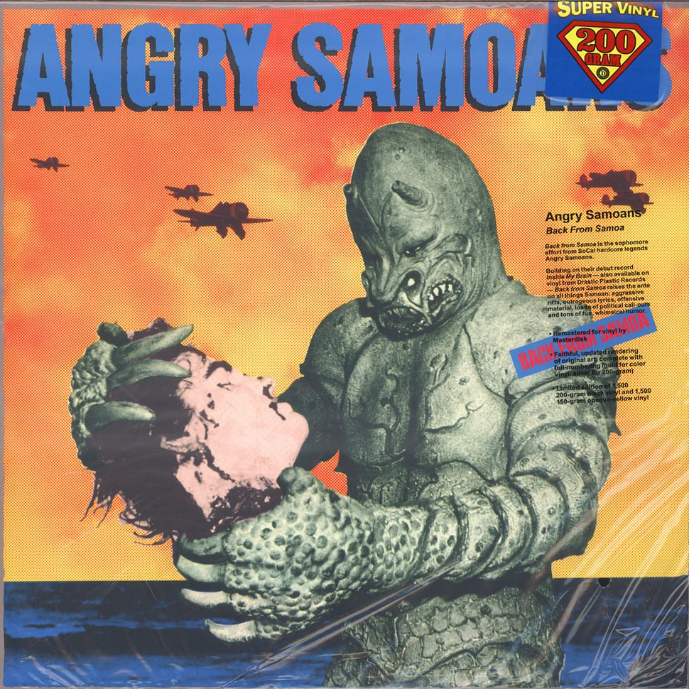 Angry Samoans - Back From Samoa Black Vinyl Edition