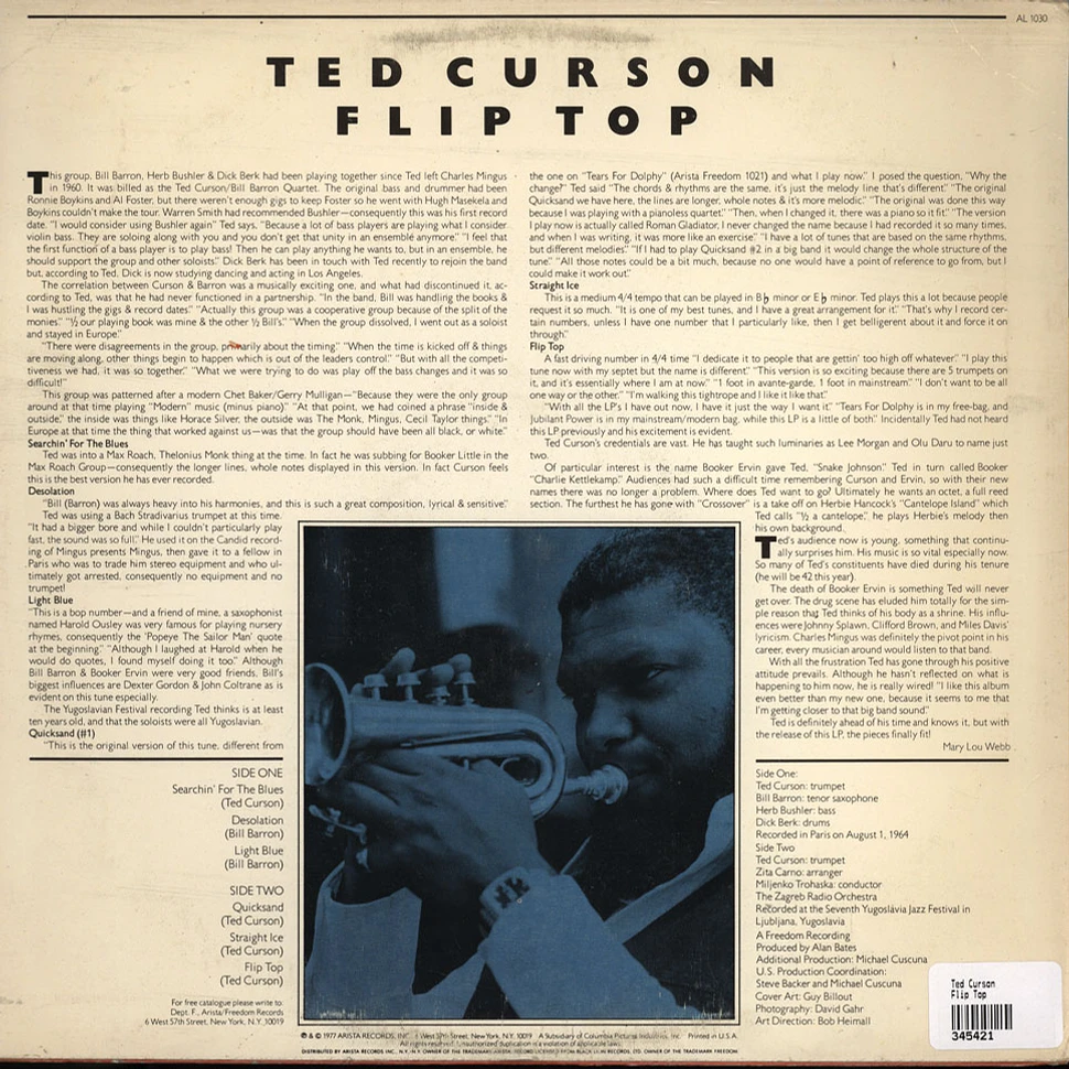 Ted Curson - Flip Top