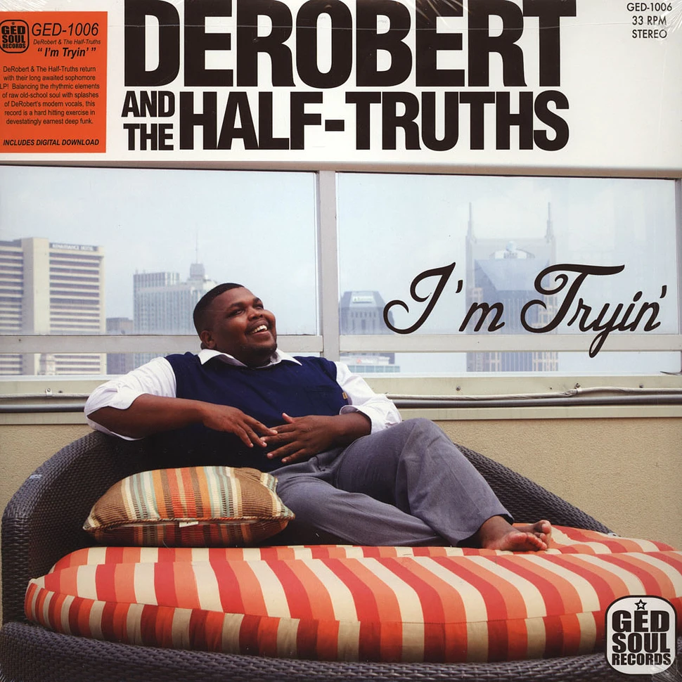 DeRobert & The Half-Truths - I'm Tryin' Purple Vinyl Edition