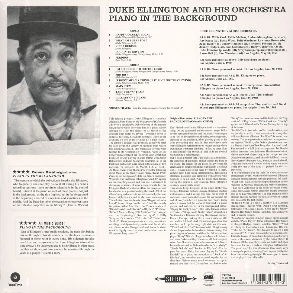 Duke Ellington & His Orchestra - Piano In The Background