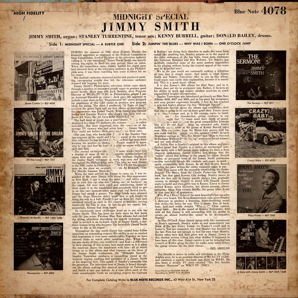 Jimmy Smith - Midnight Special