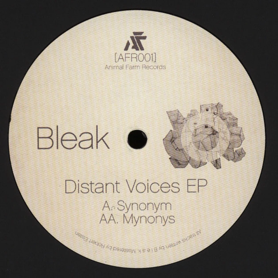 Bleak - Distant Voices EP