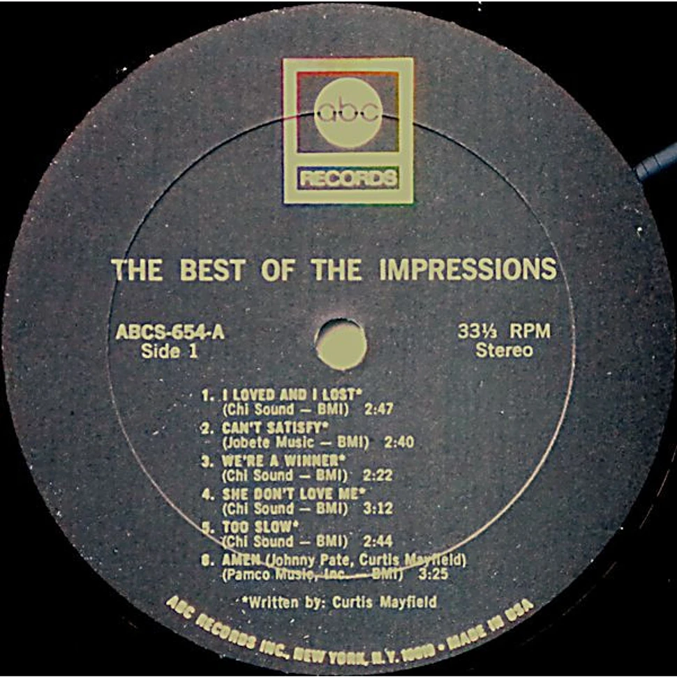 The Impressions - The Best Of The Impressions