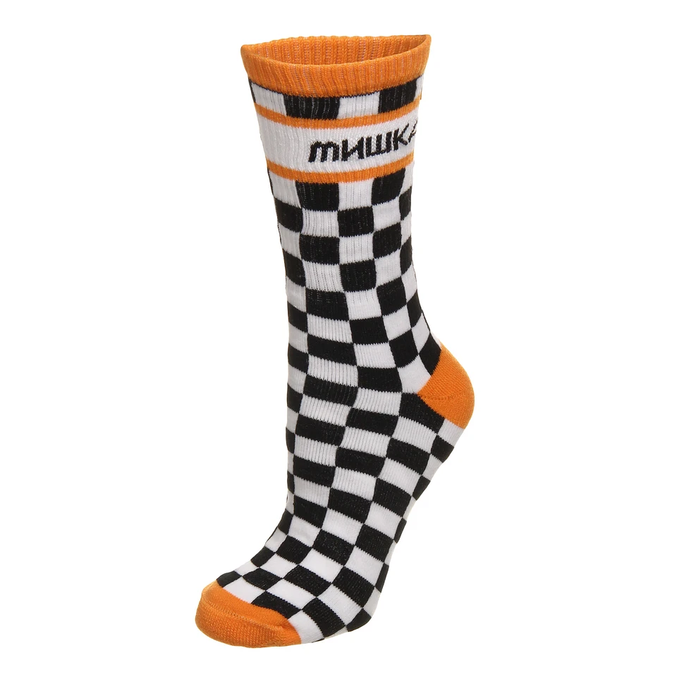 Mishka - Cyrillic Checker Socks