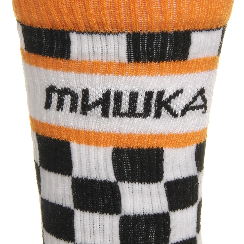 Mishka - Cyrillic Checker Socks
