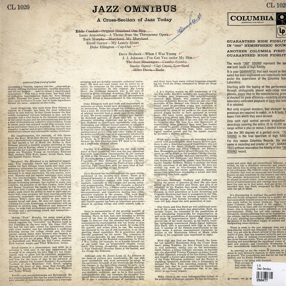 V.A. - Jazz Omnibus