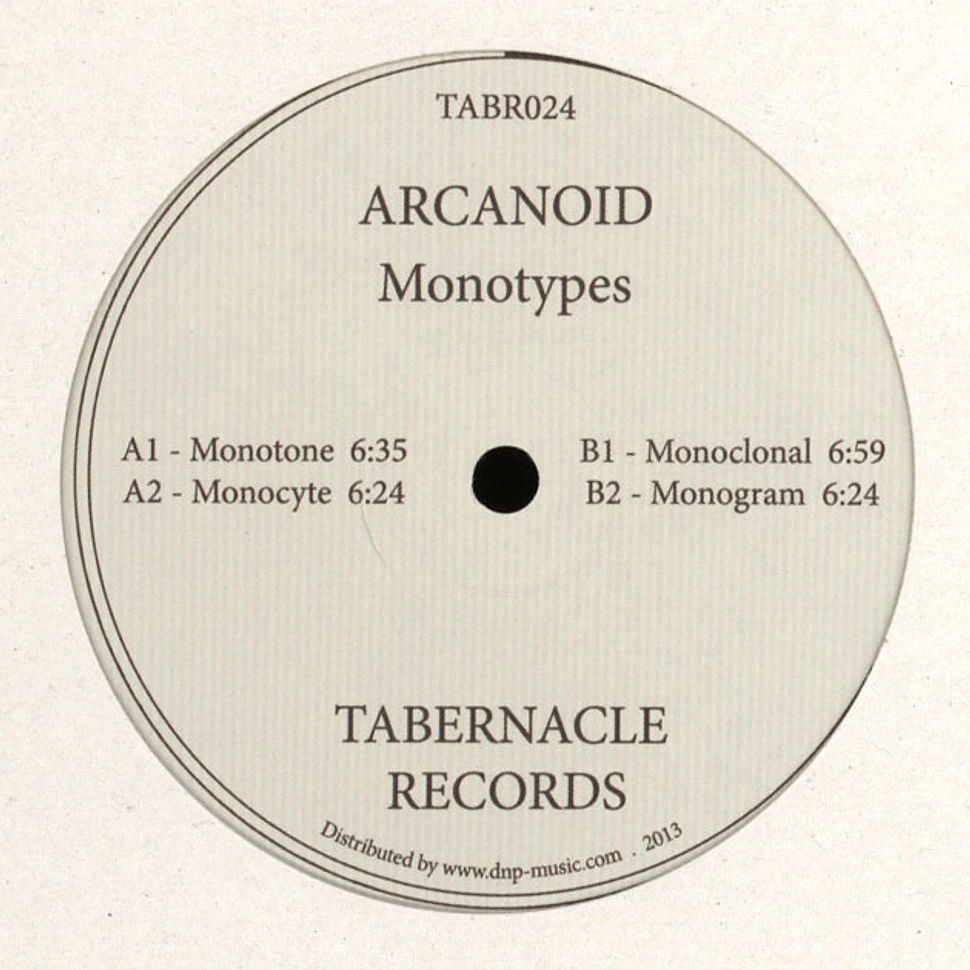 Arcanoid - Monotypes