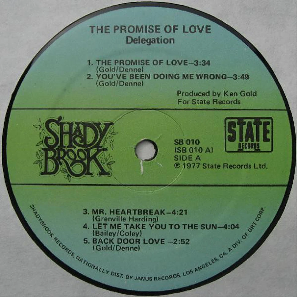 Delegation - The Promise Of Love