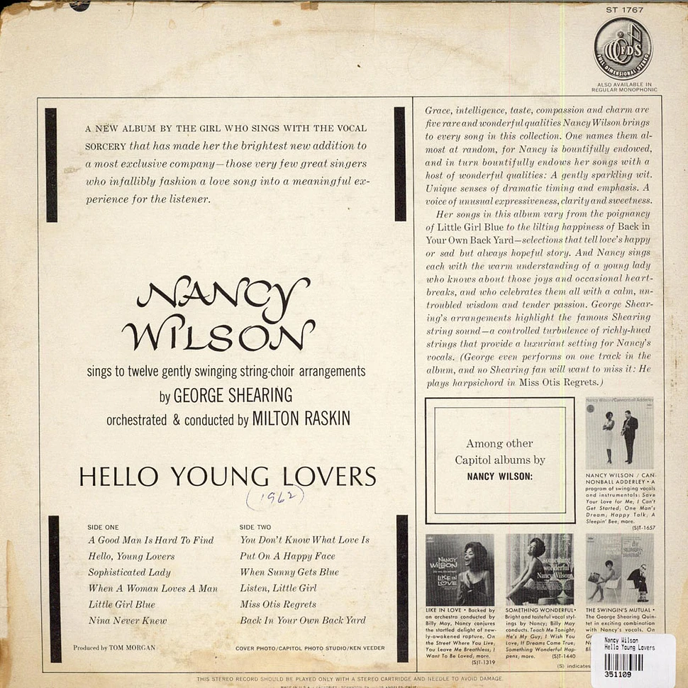 Nancy Wilson - Hello Young Lovers