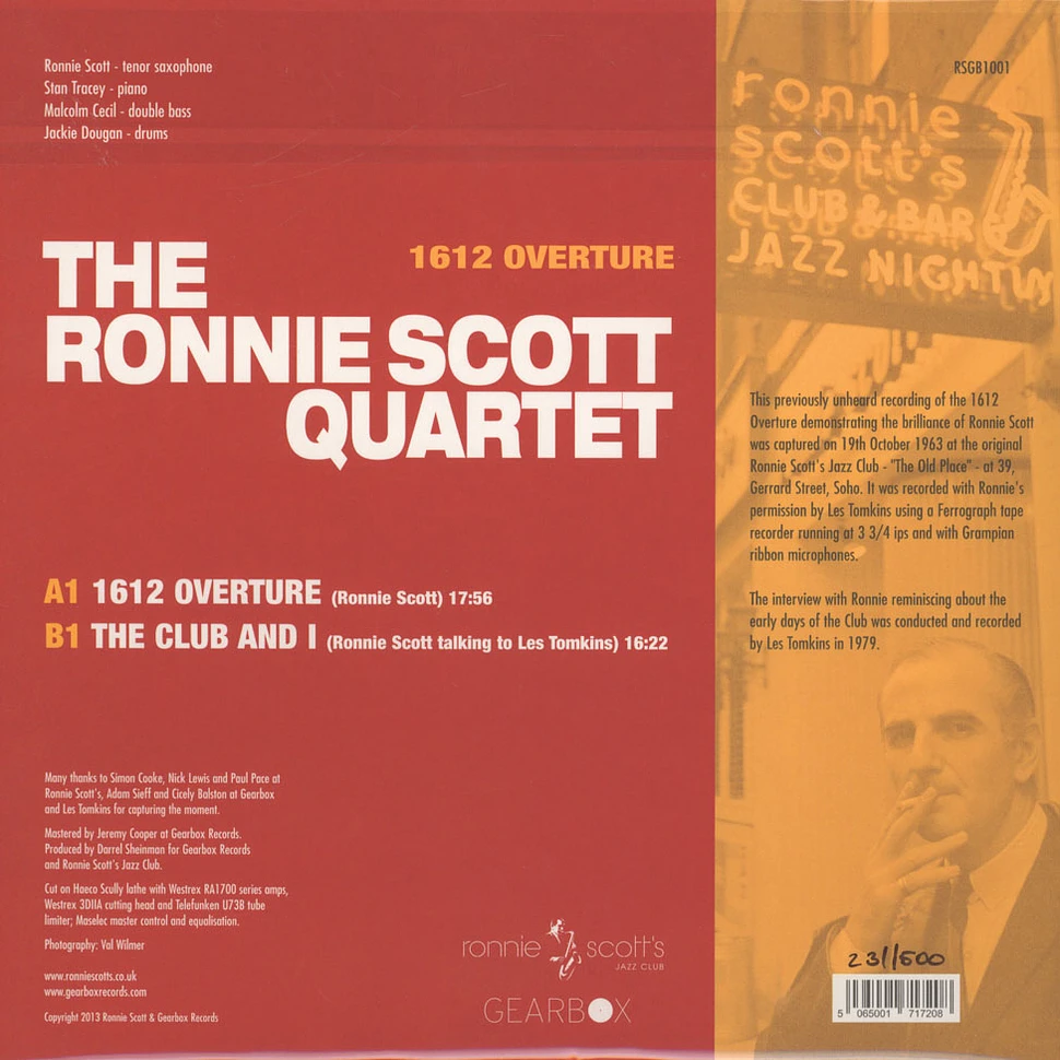 The Ronnie Scott Quartet - 1612 Overture