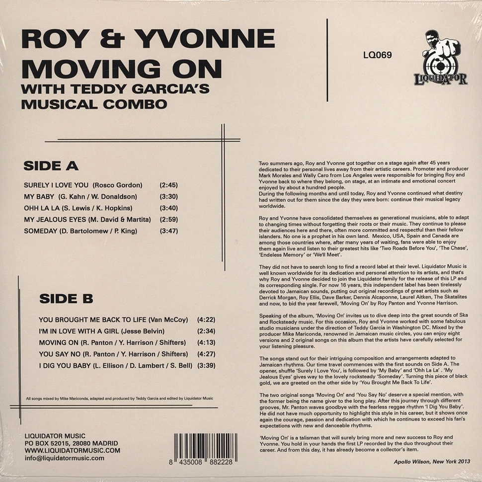 Roy Panton & Yvonne Harrison - Moving On