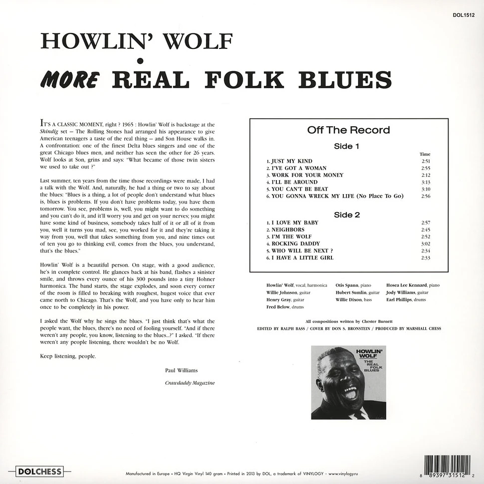 Howlin' Wolf - More Real Folk Blues