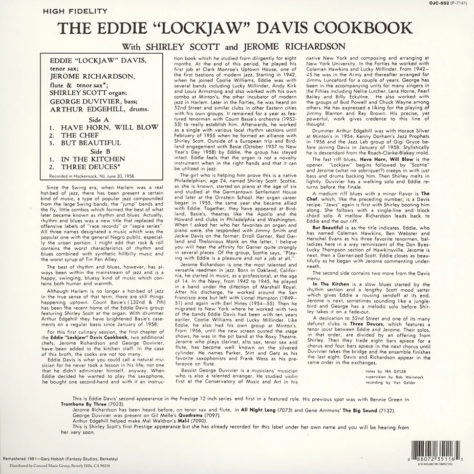 Eddie Lockjaw Davis - Eddie Lockjaw Davis Cookbook 1