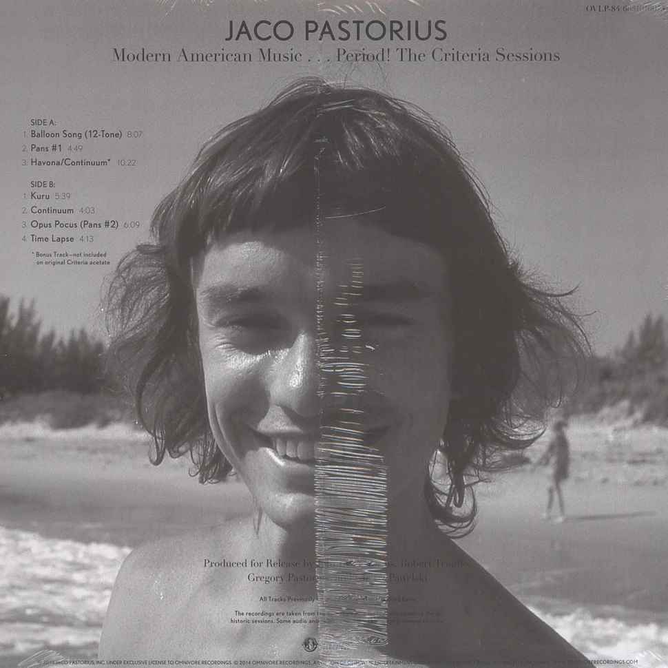 Jaco Pastorius - Modern American Music...Period! (The Criteria Tapes)