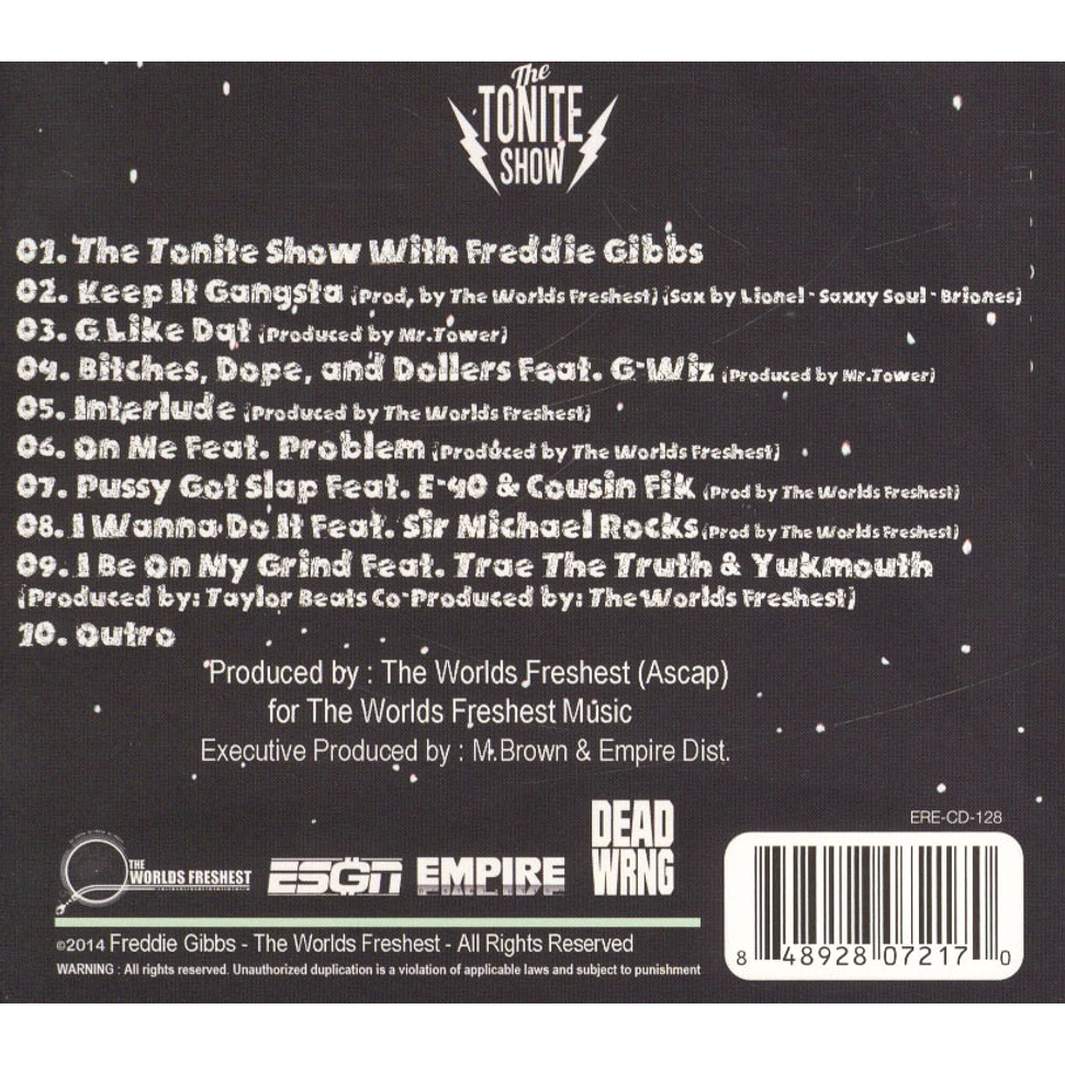 Freddie Gibbs & The Worlds Freshest (DJ Fresh) - Tonite Show