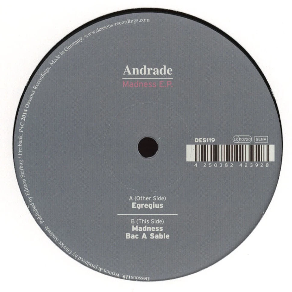 Andrade - Madness EP