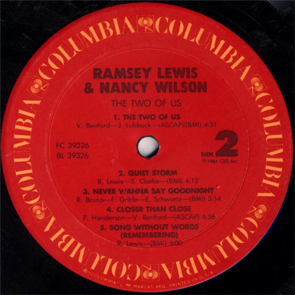 Ramsey Lewis & Nancy Wilson - The Two Of Us