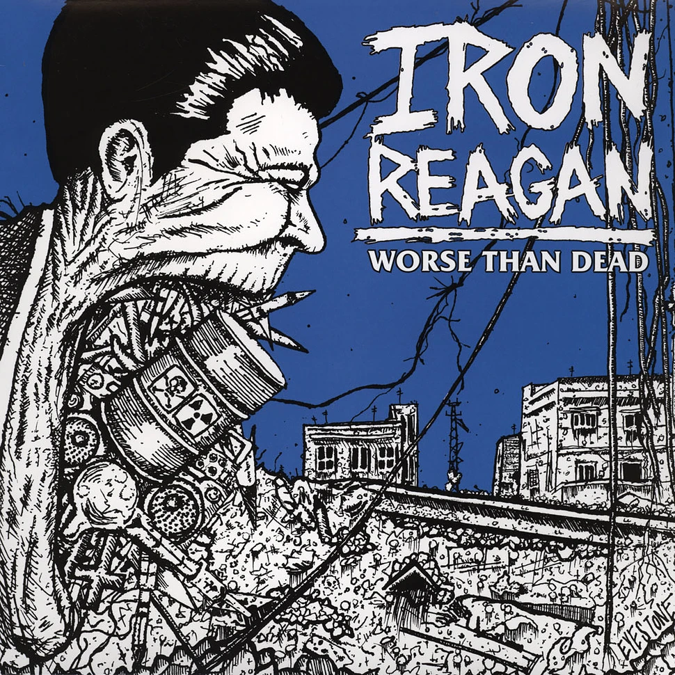 Iron Reagan - Worse Than Dead Blue Vinyl Edition