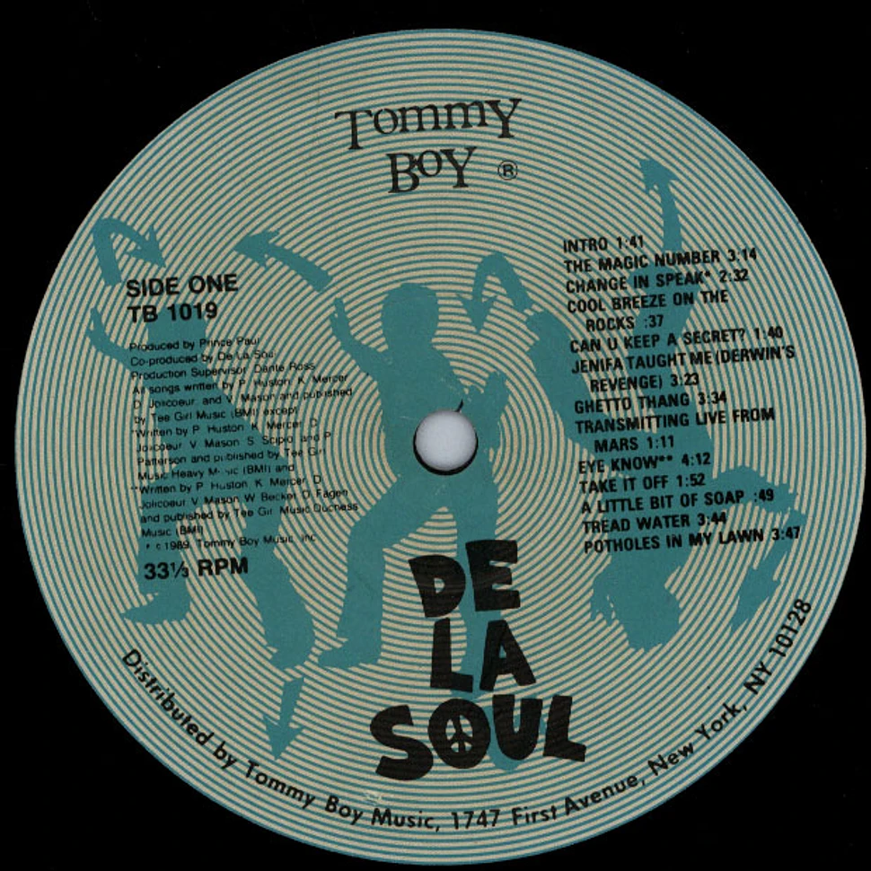 De La Soul - 3 Feet High And Rising - 1989 Tommy Boy