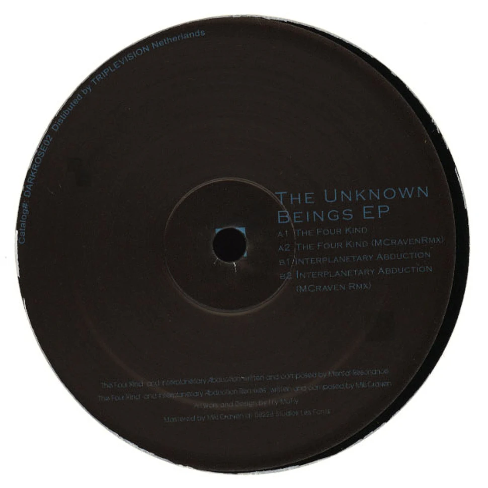Mental Resonance - The Unknown Being EP