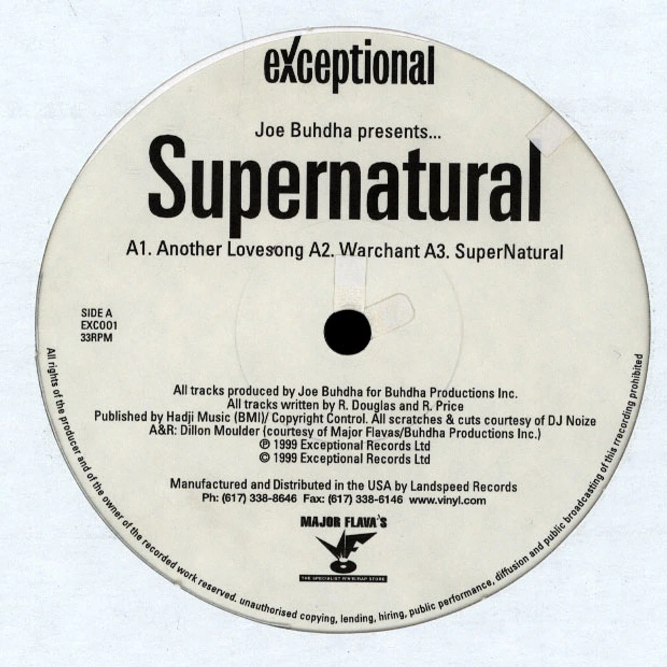 Joe Buhdha Presents Supernatural - Another Lovesong