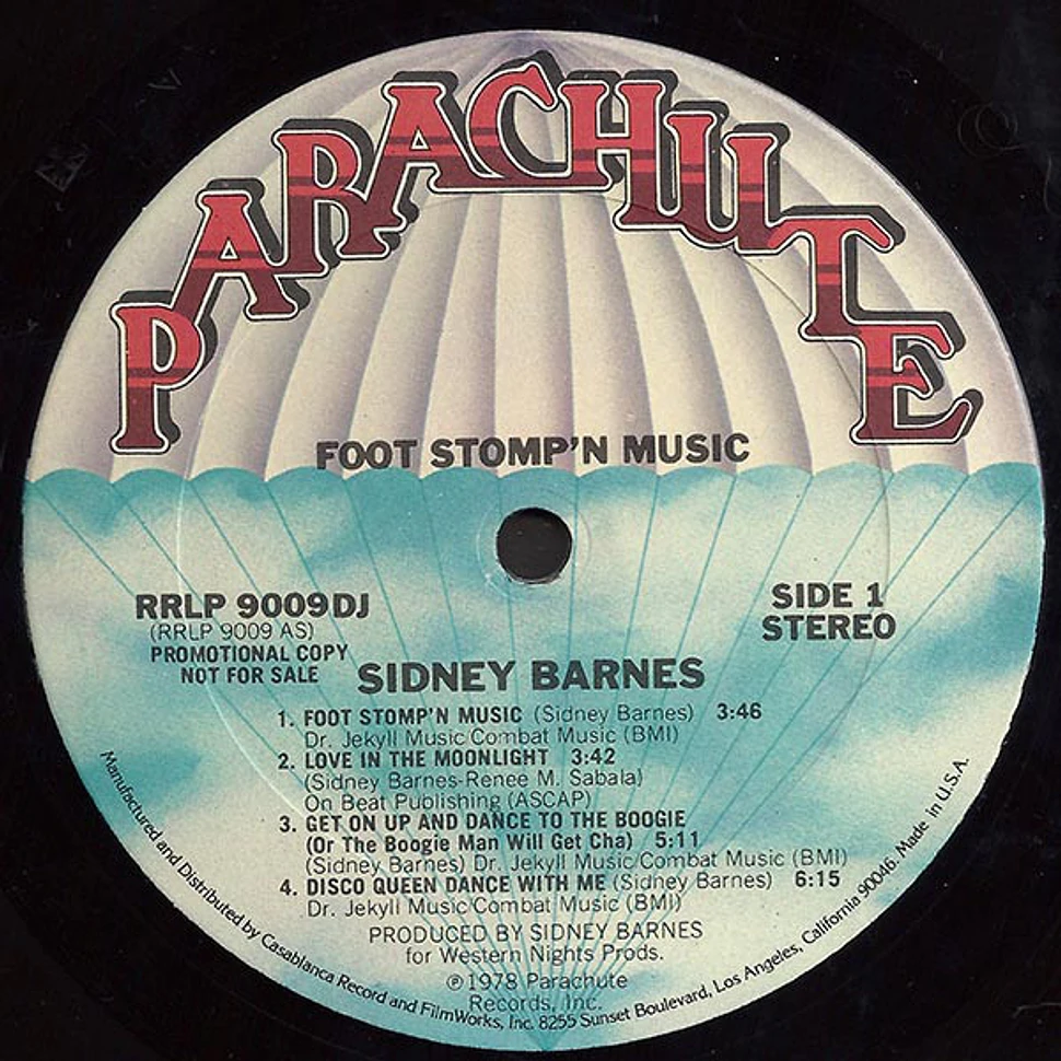 Sidney Barnes - Foot Stompin' Music