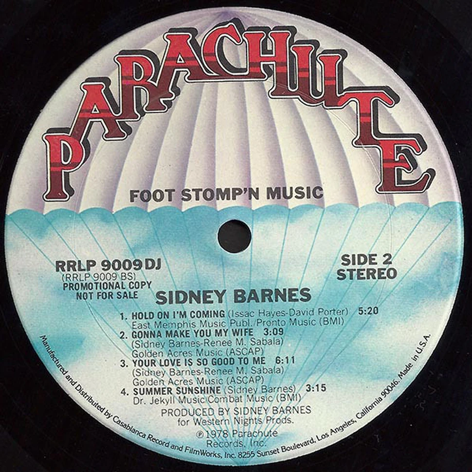 Sidney Barnes - Foot Stompin' Music