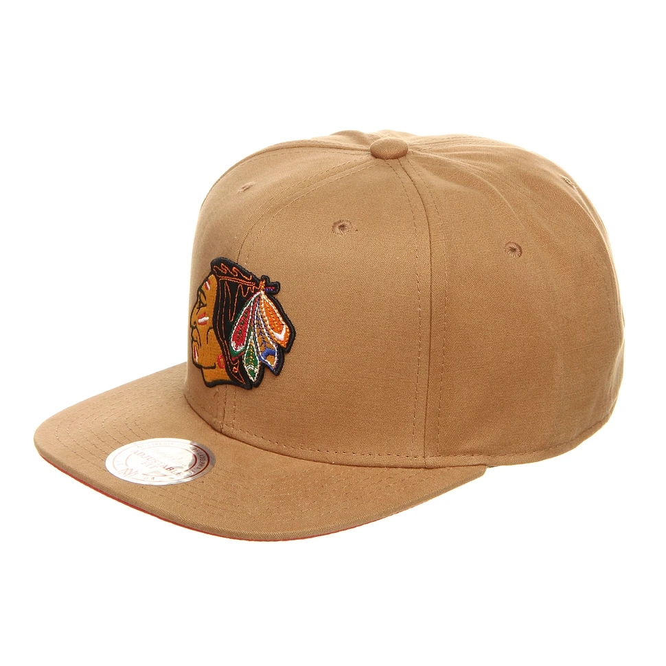 Mitchell & Ness - Chicago Blackhawks NHL Staple Snapback Cap