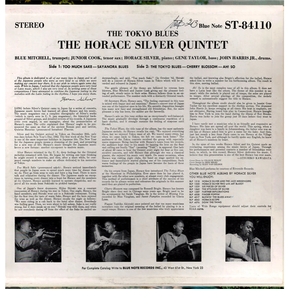 The Horace Silver Quintet - The Tokyo Blues