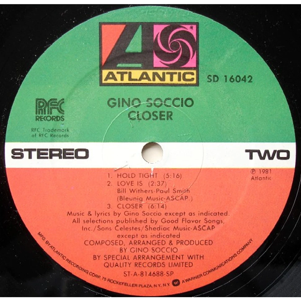 Gino Soccio - Closer