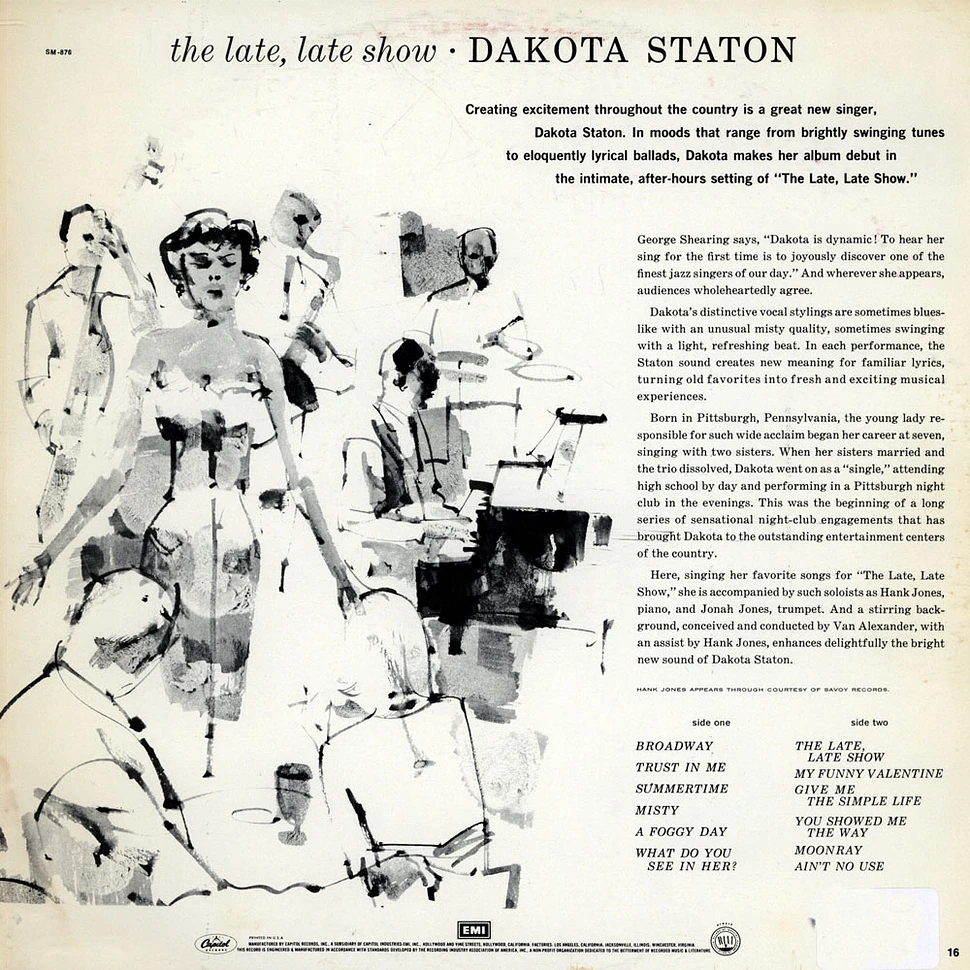 Dakota Staton - The Late, Late Show