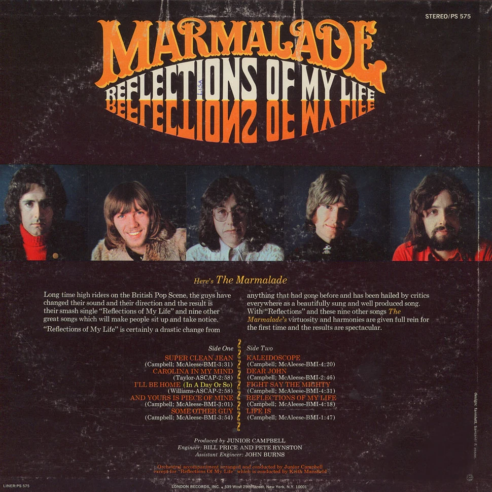 The Marmalade - Reflections Of My Life